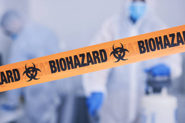 Professional Infectious Disease Decontamination technician working in Line Lexington, PA